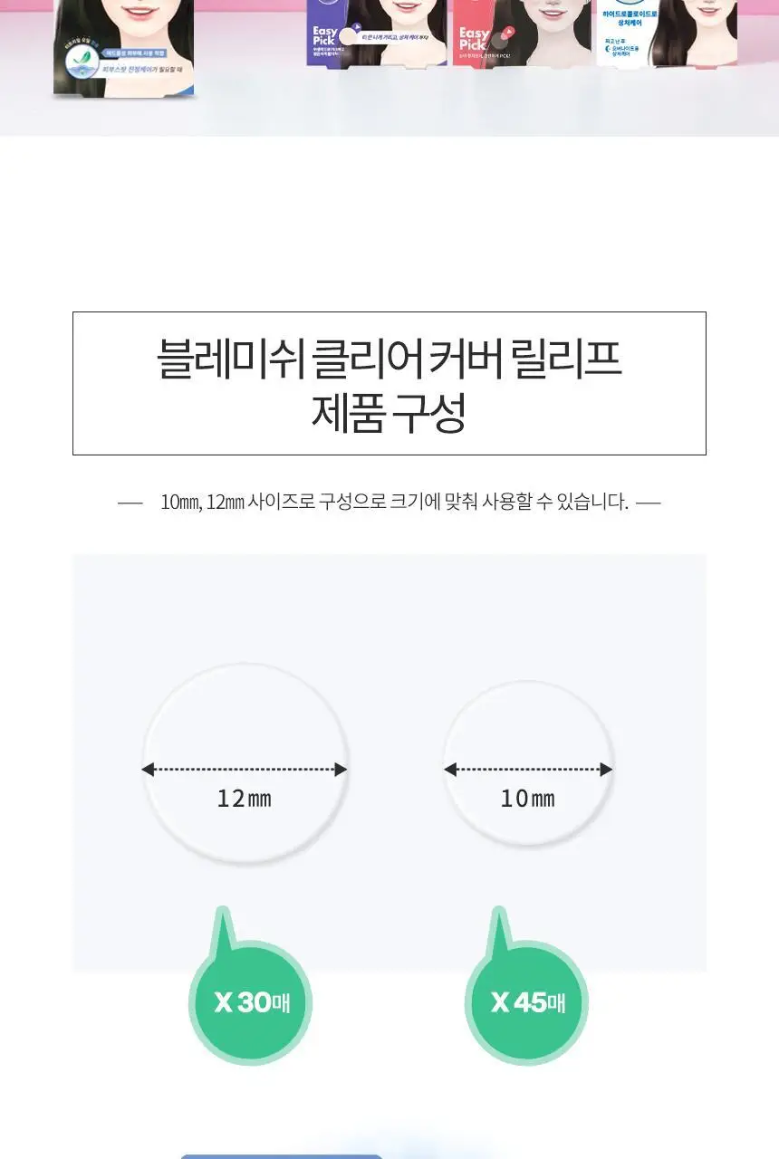 [짜기전/피부진정] 3M 넥스케어 블레미쉬 클리어 커버 릴리프 (75매) 상세페이지 6